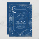 Search for starry baby shower invitations Crescent moon