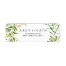 Search for spring floral wedding return address labels Botanical