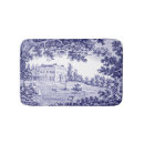 Search for blue toile bath mats Blue and white