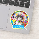 Search for funny happy birthday stickers Cat