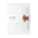 Search for christmas invitation belly bands Watercolor