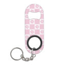 Search for pattern pink key rings Chequered