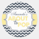 Search for chevron baby shower stickers Girl