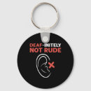 Search for deafness key rings Language