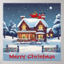 Search for santa sleigh art Chimney