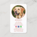 Search for pet instagram business cards Animal trends