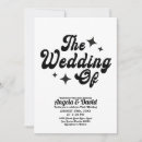 Search for modern suite wedding invitations Stylish
