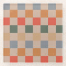 Search for beige coasters Chequered