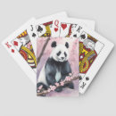 Search for panda playing cards Floral