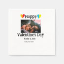 Search for valentines day paper napkins Happy valentine's day