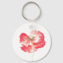 Search for single flower key rings Poppy