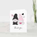 Search for gnome thank you cards Pink