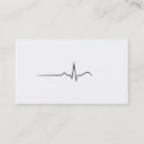 Search for pulse business cards Heart