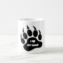 Search for bear paw prints mugs Gay