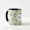 Search for panda and bamboo mugs Kawaii