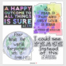 Search for miracles stickers Jesus