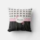Search for black damask cushions Black and white