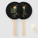 Search for new year hand fans Celebration