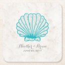 Search for shell decor coasters Turquoise