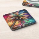 Search for christmas palm tree coasters Tropical