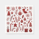 Search for red and white christmas napkins Party
