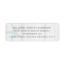 Search for beach wedding return address labels Wood