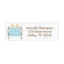 Search for twin boys return address labels Blue