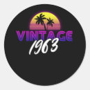 Search for made in 1963 stickers Retro