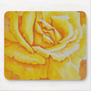 Search for yellow rose mouse mats Watercolor