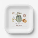 Search for pumpkin paper plates Baby shower