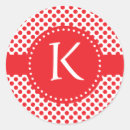 Search for red white polka dots stickers Initial