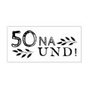 Search for 50th birthday rubber stamps Fifty
