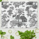 Search for black and white pattern tea towels Nature