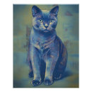 Search for russian blue cat art Pet