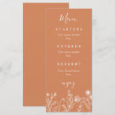 Search for boho wedding menus Wildflower