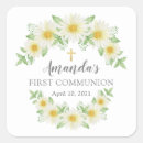 Search for first communion girl stickers Floral