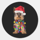Search for yorkie stickers Merry christmas