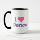 Search for i love dance mugs Heart