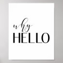 Search for hello posters Minimalist
