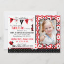 Search for lady bug birthday invitations Daisy