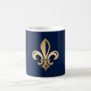Search for gold fleur de lis mugs Lily