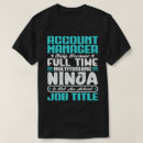 Search for account manager tshirts Job