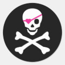 Search for pink pirate stickers Crossbones