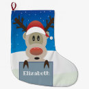 Search for cartoon reindeer christmas stockings Antlers