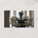 Search for dining business cards Professional