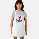 Search for father and daughter aprons For kids