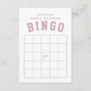 Search for baby shower bingo Pink