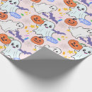 Search for ghosts wrapping paper Halloween baby shower