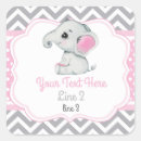 Search for pink and grey elephant stickers Girl