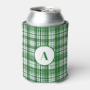 Search for plaid can coolers Green